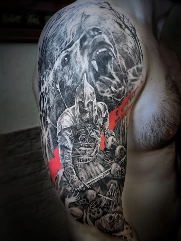 Realism tattoo by Нелли Злочевская in Moscow