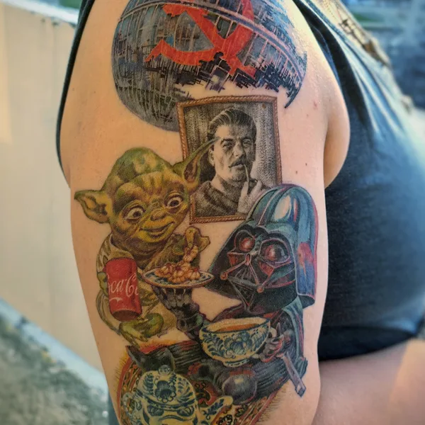 Realism tattoo by Нелли Злочевская in Moscow