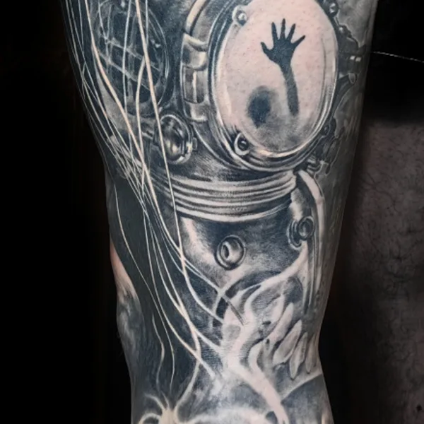 Realism tattoo by Нелли Злочевская in Moscow