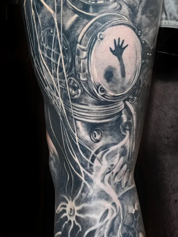 Realism tattoo by Нелли Злочевская in Moscow