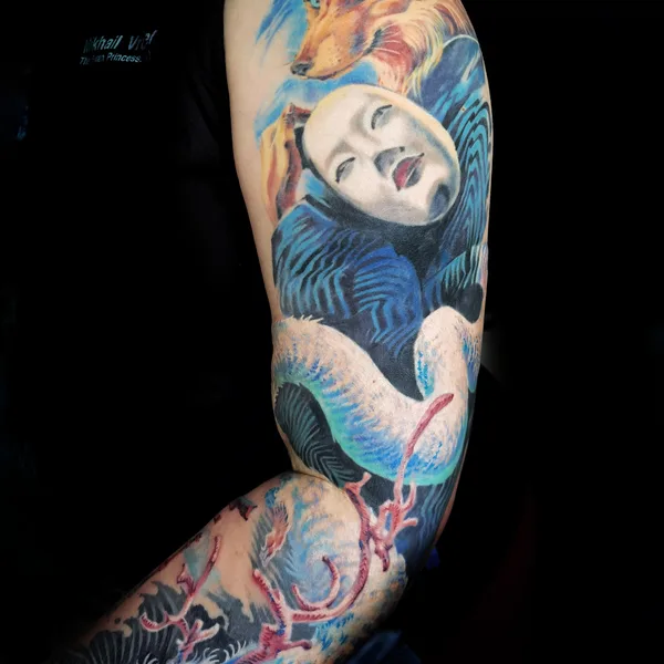 Realism tattoo by Нелли Злочевская in Moscow