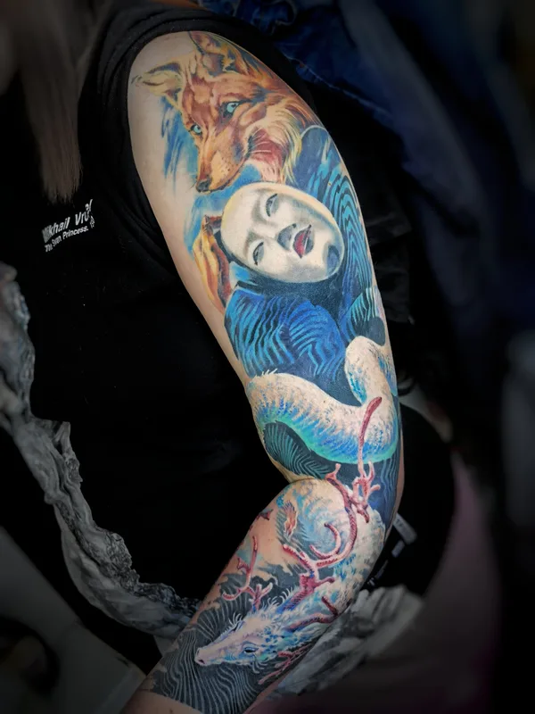 Realism tattoo by Нелли Злочевская in Moscow