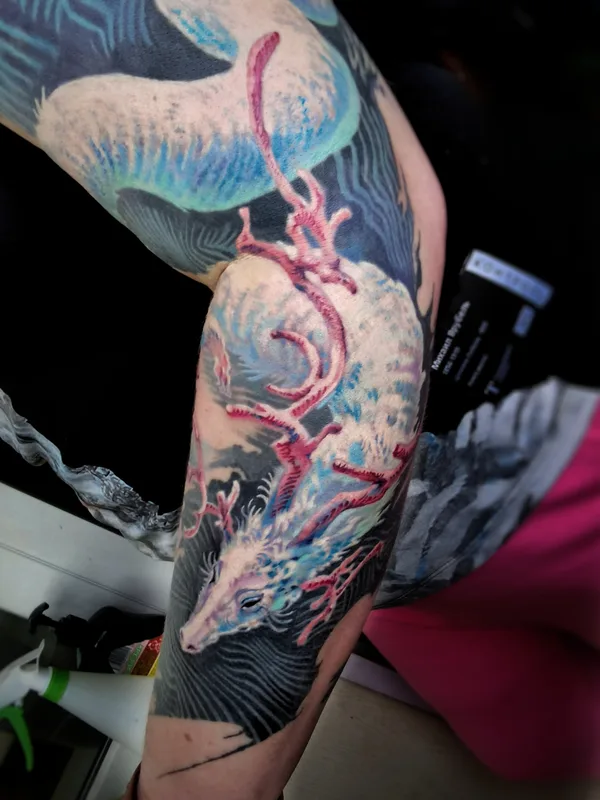Realism tattoo by Нелли Злочевская in Moscow