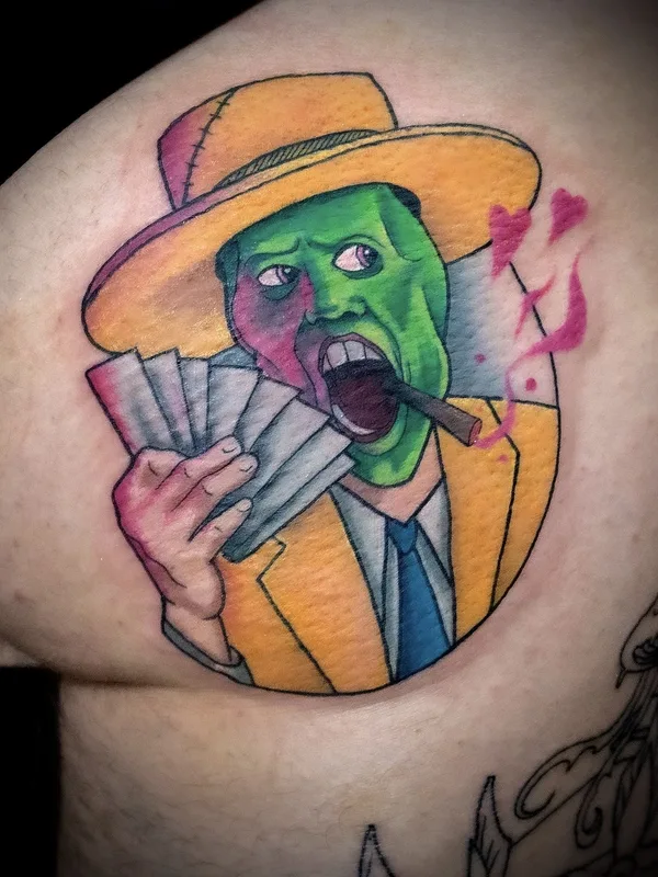 color illustrative Tatuaggio su shoulder #81364 | Tatuatore Daniel Vasevski