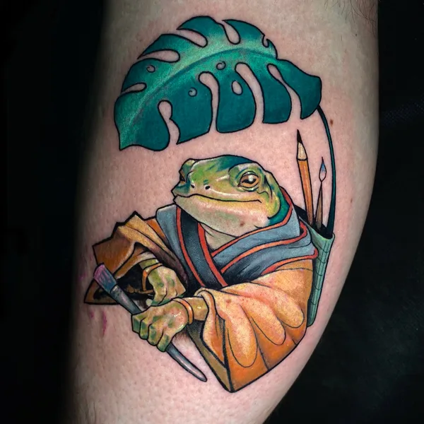 Neo Traditional tattoo by Daniel Vasevski in Utrecht