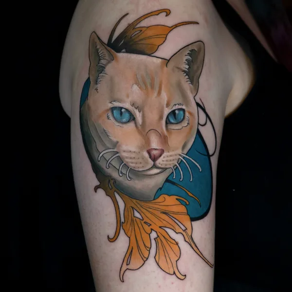 Neo Traditional tattoo by Daniel Vasevski in Utrecht