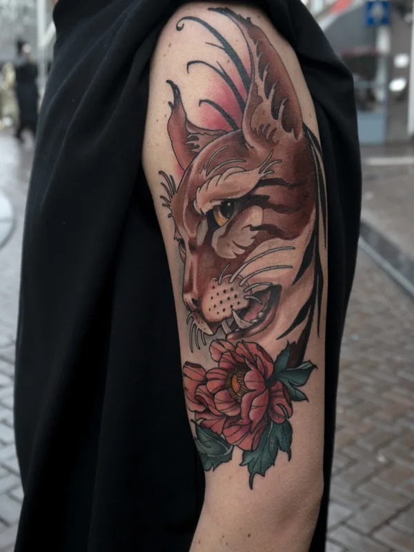 color neo-traditional Tatuaggio su upper arm #81369 | Tatuatore Daniel Vasevski
