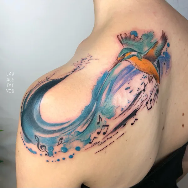 Color tattoo by LaVale TatYou in Chippenham