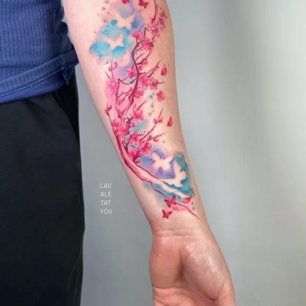 Color tattoo by LaVale TatYou in Chippenham