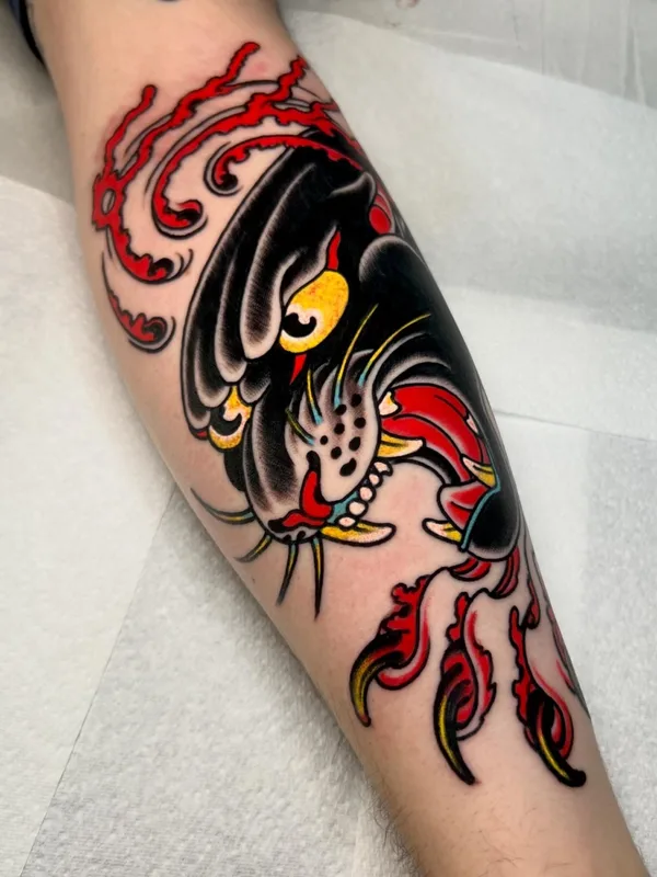 color traditional tattoo on forearm #81506 | Tattoo Artist Michael Rasetti