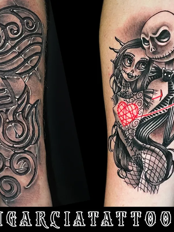 black and grey black and grey татуировка на forearm #81538 | Тату мастер  Alain GARCIA 