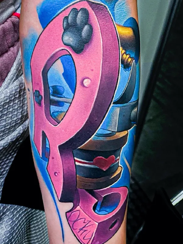 color new school tattoo on forearm #81627 | Tattoo Artist Misi Furucz