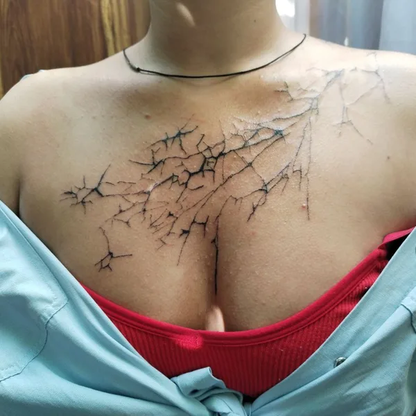 Abstract tattoo by Rever