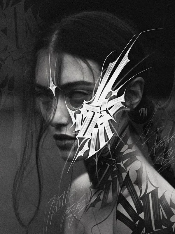 Abstract tattoo by Rever