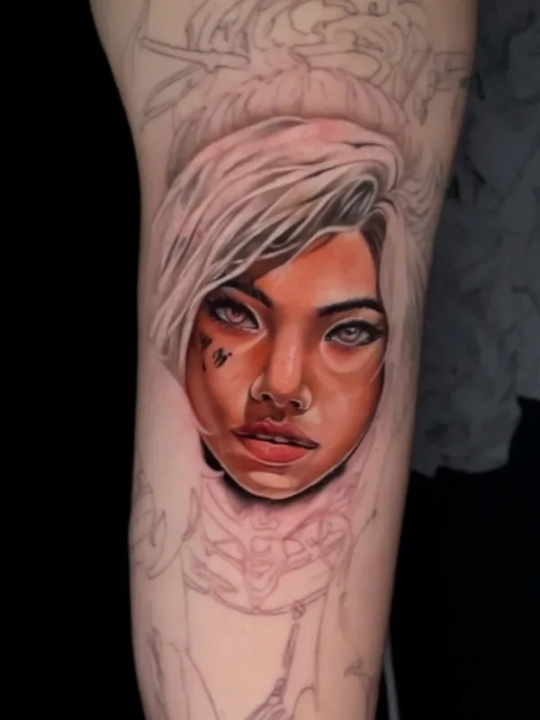 male color realism tatouage sur sleeve #81723 | Artiste tatoueur Максим Марков