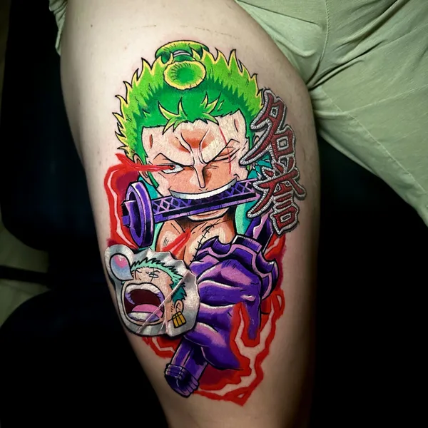 patch tattoo by Caio Bottura