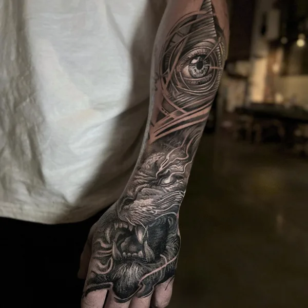 Realism tattoo by Roman Zakharchenko in Los Angeles