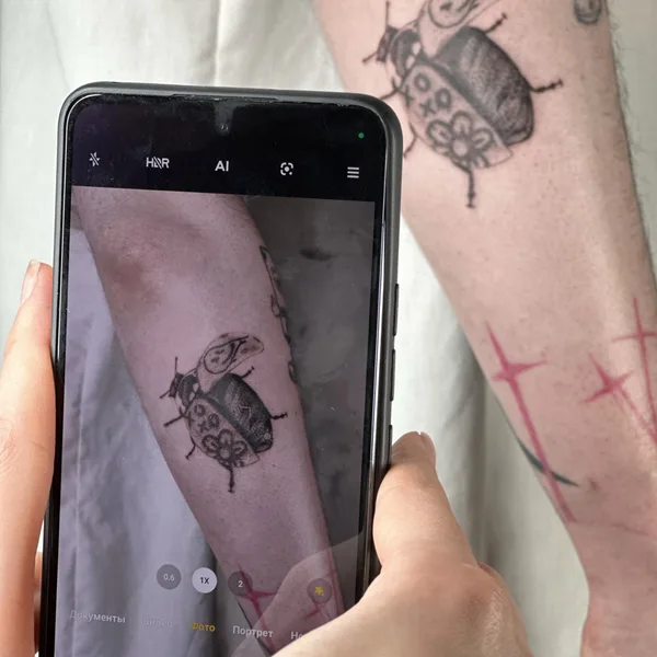 Author's Style tattoo by ZONA CUMFORTA in Saint Petersburg