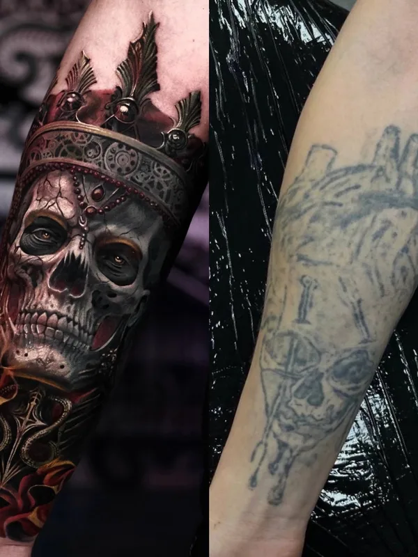 Portrait tattoo by Dislike in Saint Petersburg