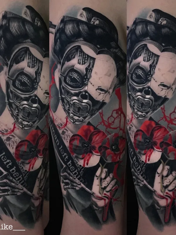 Portrait tattoo by Dislike in Saint Petersburg