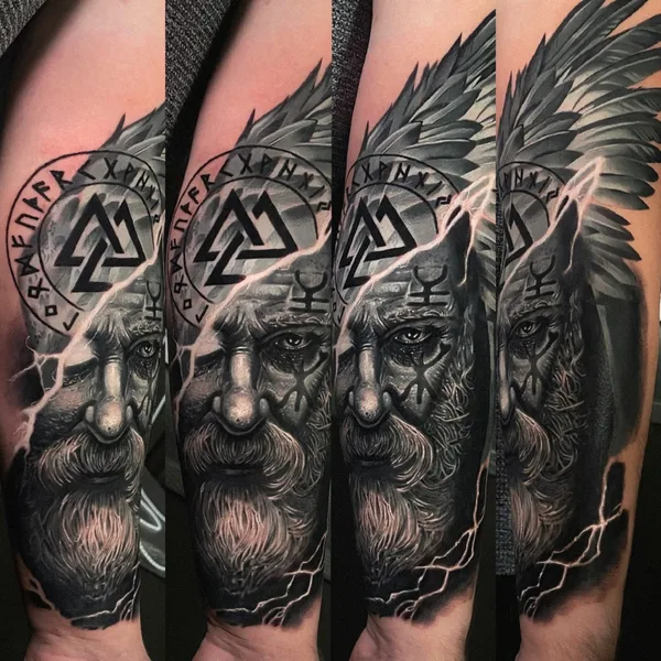 Portrait tattoo by Dislike in Saint Petersburg