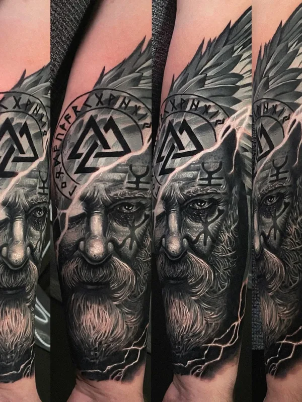 Portrait tattoo by Dislike in Saint Petersburg