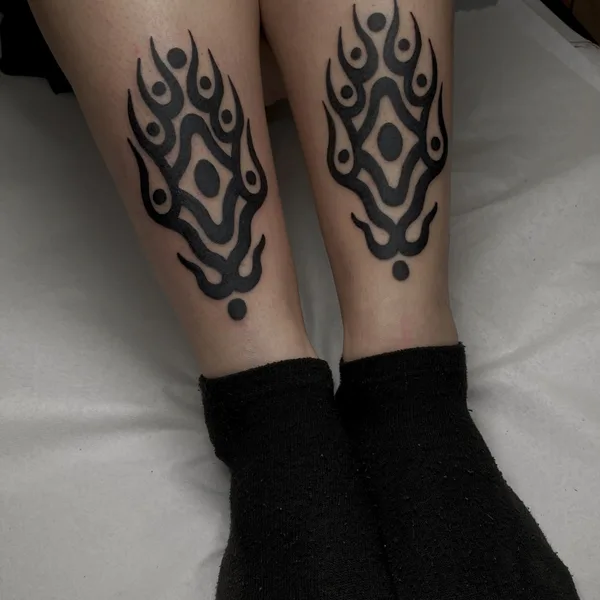 Ornamental tattoo by Lilentatt in Barcelona