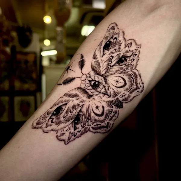 engraving tattoo by Yoshi in Seoul