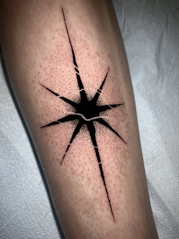 black blackwork 타투 부위 calf #82001 | 타투이스트 Yoshi