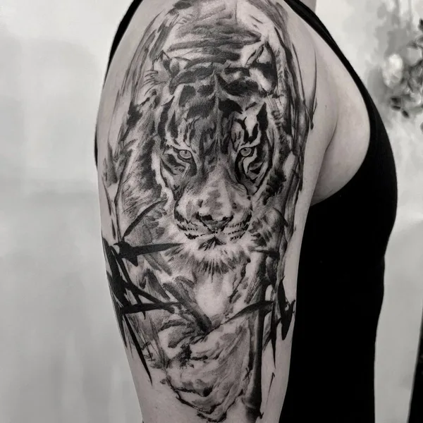 Ориентал tattoo by Jay Han in Ulsan