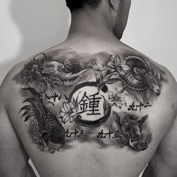 Ориентал tattoo by Jay Han in Ulsan