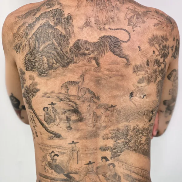 Ориентал tattoo by Jay Han in Ulsan