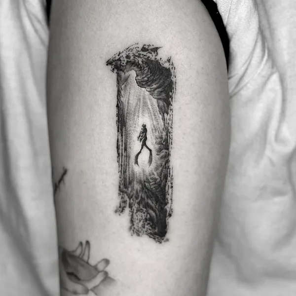 Ориентал tattoo by Jay Han in Ulsan
