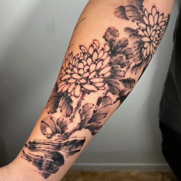 Ориентал tattoo by Jay Han in Ulsan