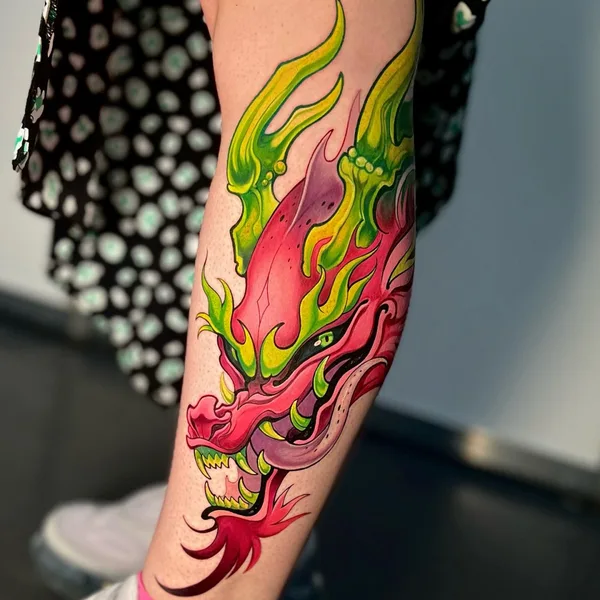 Color tattoo by Ева Алейникова in Красноярск