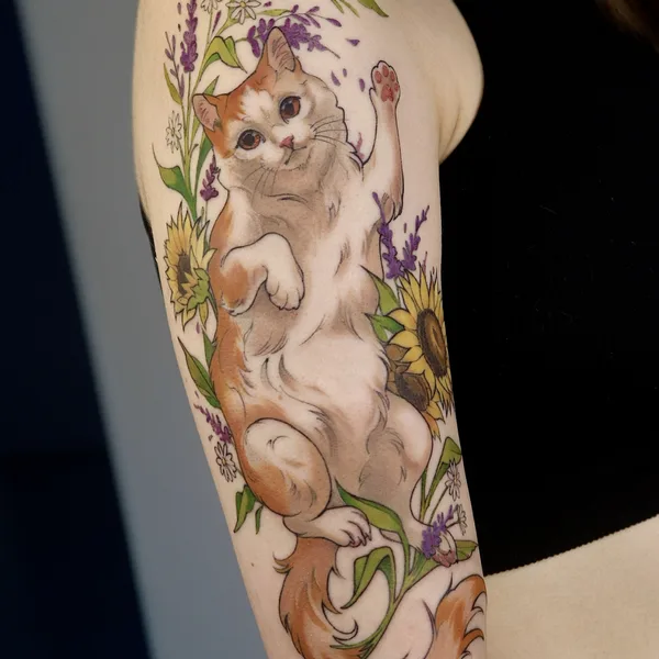 Color tattoo by Ева Алейникова in Красноярск
