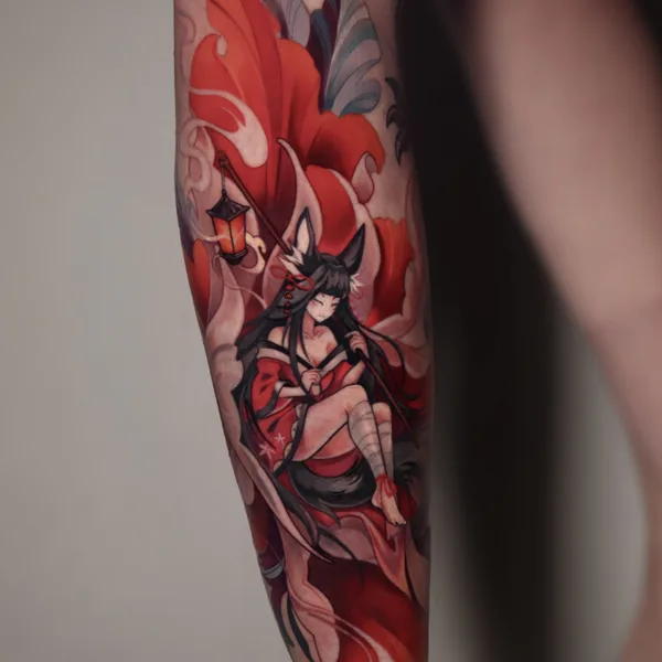 Color tattoo by Ева Алейникова in Красноярск