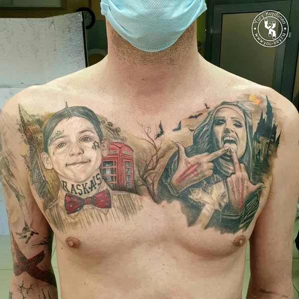 Realism tattoo by Юрий Куйдунен in Верхняя Пышма