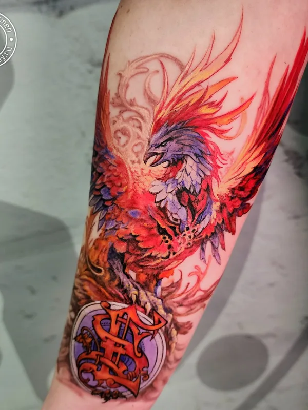 color illustrative tattoo on forearm #82137 | Tattoo Artist Юрий Куйдунен 