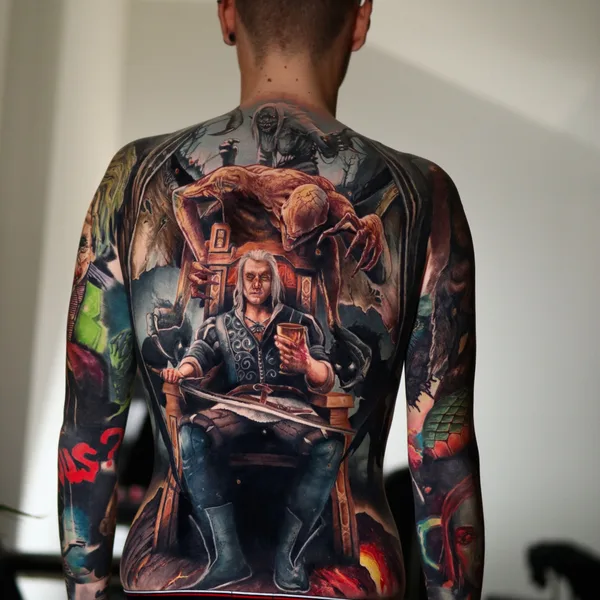 Realism tattoo by Levente Vacsi in Budapest