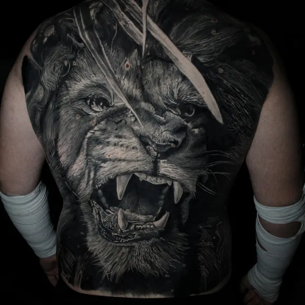 Realism tattoo by Levente Vacsi in Budapest