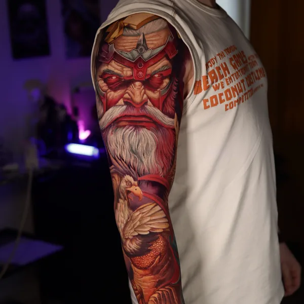 Realism tattoo by Levente Vacsi in Budapest