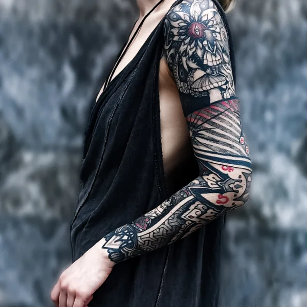 Dotwork tattoo by Olaf Kaminskiy in Kyiv