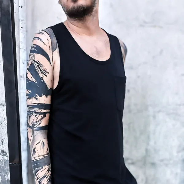 Dotwork tattoo by Olaf Kaminskiy in Kyiv