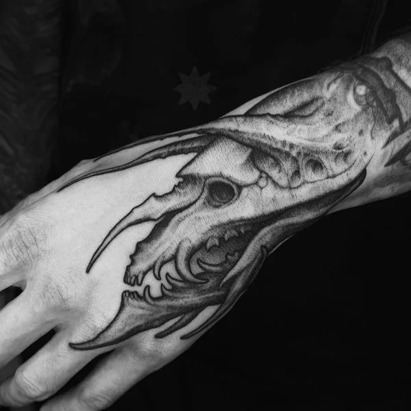Биомеханика tattoo by Deni Aktemirov in Санкт-Петербург