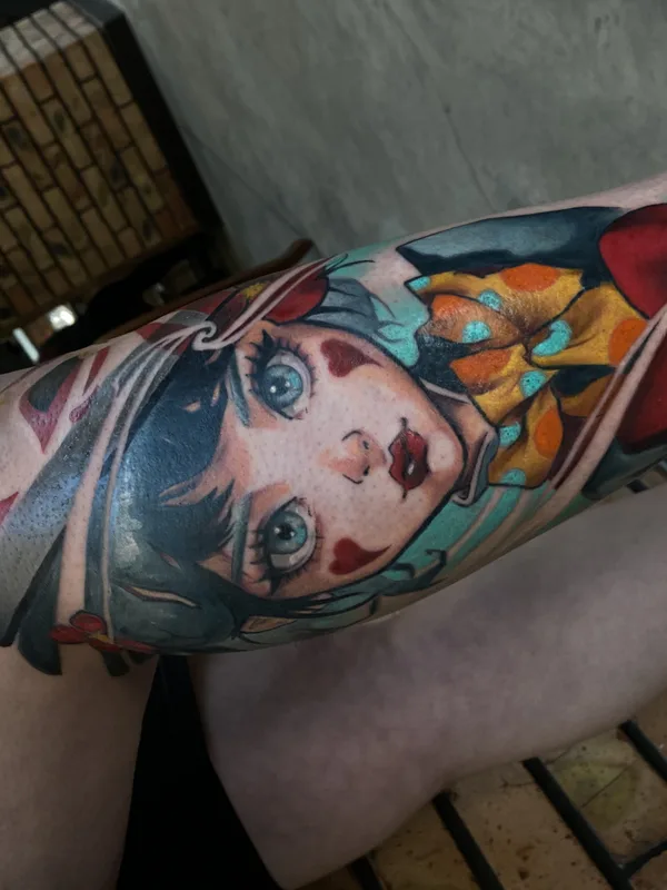 color anime татуировка на forearm #82291 | Тату мастер Анастасия Ах