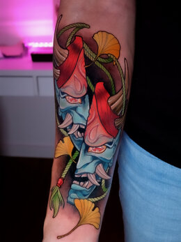 Neojapanese tattoo