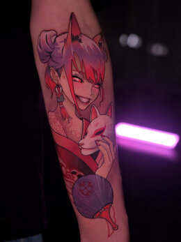 Neotraditional tattoo