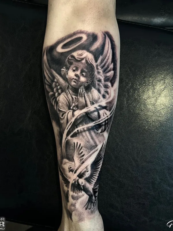 black and grey realism tattoo on forearm #82373 | Tattoo Artist Dominik Goralczyk
