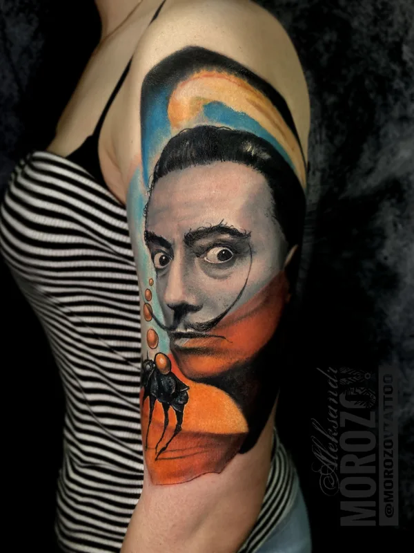 female color realism Tatuagem em upper arm #82468 | Tatuador Alex Morozov